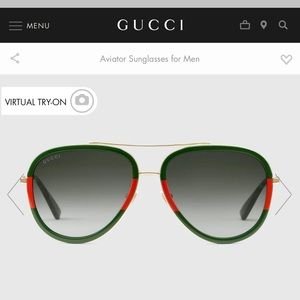 Gucci aviator sunglasses
